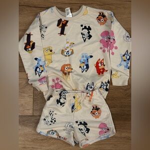 Target Kids Matching Set - Cream with Colorful Characters